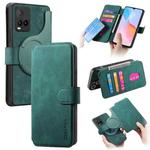 For vivo Y21s / Y32 / Y21T / Y3T CaseNeo MagSafe RFID Anti-theft Retro Leather Phone Case(Green)