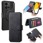 For vivo Y35 5G CaseNeo MagSafe RFID Anti-theft Retro Leather Phone Case(Black)