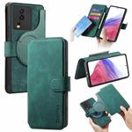 For vivo iQOO Neo7 CaseNeo MagSafe RFID Anti-theft Retro Leather Phone Case(Green)