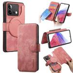 For vivo iQOO Neo8 CaseNeo MagSafe RFID Anti-theft Retro Leather Phone Case(Pink)