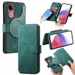 For vivo V50 CaseNeo MagSafe RFID Anti-theft Retro Leather Phone Case(Green)