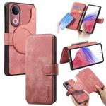 For vivo V50 CaseNeo MagSafe RFID Anti-theft Retro Leather Phone Case(Pink)