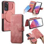 For vivo Y19s 4G CaseNeo MagSafe RFID Anti-theft Retro Leather Phone Case(Pink)