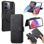 For vivo Y300+ / Y200 Pro 5G CaseNeo MagSafe RFID Anti-theft Retro Leather Phone Case(Black)