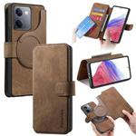 For vivo Y300+ / Y200 Pro 5G CaseNeo MagSafe RFID Anti-theft Retro Leather Phone Case(Brown)