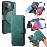 For vivo Y300+ / Y200 Pro 5G CaseNeo MagSafe RFID Anti-theft Retro Leather Phone Case(Green)