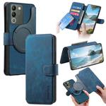 For vivo V29e / Y200 CaseNeo MagSafe RFID Anti-theft Retro Leather Phone Case(Blue)