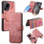 For Huawei Pura 70 Ultra CaseNeo MagSafe RFID Anti-theft Retro Leather Phone Case(Pink)