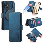 For Honor 200 CaseNeo MagSafe RFID Anti-theft Retro Leather Phone Case(Blue)