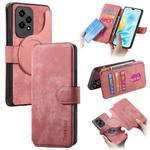 For Honor 200 Lite Global CaseNeo MagSafe RFID Anti-theft Retro Leather Phone Case(Pink)