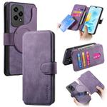 For Honor 200 Lite Global CaseNeo MagSafe RFID Anti-theft Retro Leather Phone Case(Purple)