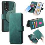 For Honor 90 CaseNeo MagSafe RFID Anti-theft Retro Leather Phone Case(Green)