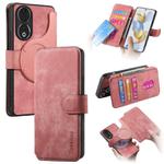 For Honor 90 CaseNeo MagSafe RFID Anti-theft Retro Leather Phone Case(Pink)
