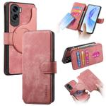 For Honor 90 Lite CaseNeo MagSafe RFID Anti-theft Retro Leather Phone Case(Pink)