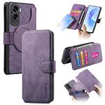 For Honor 90 Lite CaseNeo MagSafe RFID Anti-theft Retro Leather Phone Case(Purple)