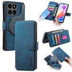 For Honor X6a CaseNeo MagSafe RFID Anti-theft Retro Leather Phone Case(Blue)
