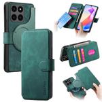 For Honor X6a CaseNeo MagSafe RFID Anti-theft Retro Leather Phone Case(Green)
