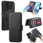 For Honor X7b CaseNeo MagSafe RFID Anti-theft Retro Leather Phone Case(Black)