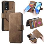 For Honor X7b CaseNeo MagSafe RFID Anti-theft Retro Leather Phone Case(Brown)