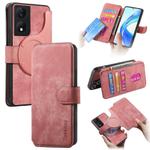 For Honor X7b CaseNeo MagSafe RFID Anti-theft Retro Leather Phone Case(Pink)