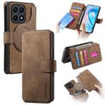 For Honor X8a CaseNeo MagSafe RFID Anti-theft Retro Leather Phone Case(Brown)