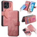 For Honor X8a CaseNeo MagSafe RFID Anti-theft Retro Leather Phone Case(Pink)