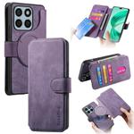 For Honor X8b CaseNeo MagSafe RFID Anti-theft Retro Leather Phone Case(Purple)