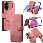 For Honor 200 Pro CaseNeo MagSafe RFID Anti-theft Retro Leather Phone Case(Pink)