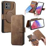For Honor Play6C CaseNeo MagSafe RFID Anti-theft Retro Leather Phone Case(Brown)