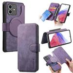 For Honor Play6C CaseNeo MagSafe RFID Anti-theft Retro Leather Phone Case(Purple)