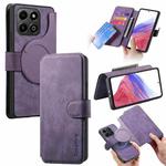 For Honor X6b CaseNeo MagSafe RFID Anti-theft Retro Leather Phone Case(Purple)