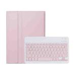 For Honor Pad X8a / X9 2024 AH25 Ultra-thin Detachable Bluetooth Keyboard Leather Tablet Case(Pink White)