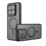 For Xiaomi 14 Pro Armor MagSafe Precise Hole PC Hybrid TPU Phone Case(Frosted Black)
