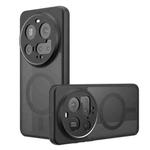 For Xiaomi 15 Ultra Armor MagSafe Precise Hole PC Hybrid TPU Phone Case(Frosted Black)