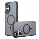 For Xiaomi Poco F7 Armor MagSafe PC Hybrid TPU Phone Case(Frosted Black)