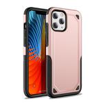 For iPhone 12 / 12 Pro Shockproof Rugged Armor Protective Case(Rose Gold)