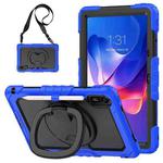 For Xiaomi Redmi Pad 2 D Type Silicone Hybrid PC Tablet Case with Handle Holder(Blue)