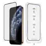 For iPhone 11 Pro Dust-Free Easy Install HD Tempered Glass Film(Black)