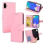 For Samsung Galaxy F06 5G Crystal Texture Leather Phone Case(Pink)