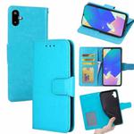 For Samsung Galaxy F06 5G Crystal Texture Leather Phone Case(Sky Blue)