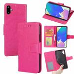 For Samsung Galaxy F06 5G Crystal Texture Leather Phone Case(Rose Red)