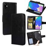 For Samsung Galaxy F06 5G Crystal Texture Leather Phone Case(Black)