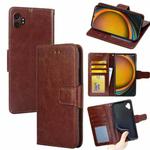 For Samsung Galaxy Xcover 7 Pro 5G Crystal Texture Leather Phone Case(Brown)