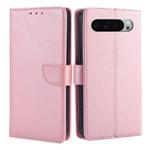 For Google Pixel 9 Pro XL Calf Texture Buckle Flip Leather Phone Case(Rose Gold)
