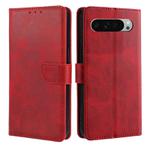 For Google Pixel 9 Pro XL Calf Texture Buckle Flip Leather Phone Case(Red)