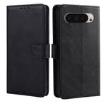 For Google Pixel 9 Calf Texture Buckle Flip Leather Phone Case(Black)