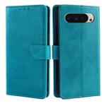 For Google Pixel 9 Calf Texture Buckle Flip Leather Phone Case(Light Blue)