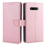 For Kyocera Digno SX4 5G Calf Texture Buckle Flip Leather Phone Case(Rose Gold)