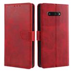 For Kyocera Digno SX4 5G Calf Texture Buckle Flip Leather Phone Case(Red)