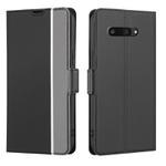 For Kyocera Digno SX4 5G Twill Texture Side Button Leather Phone Case(Black)